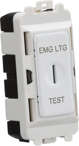 Knightsbridge GDM008MW 20AX DP key module (marked EMG LTG TEST) - matt white