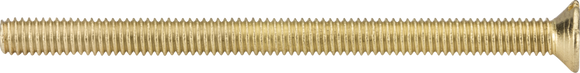 Knightsbridge C-SCREW50B M3.5 x 50mm Flat-Head countersunk electrical socket screw - Brass