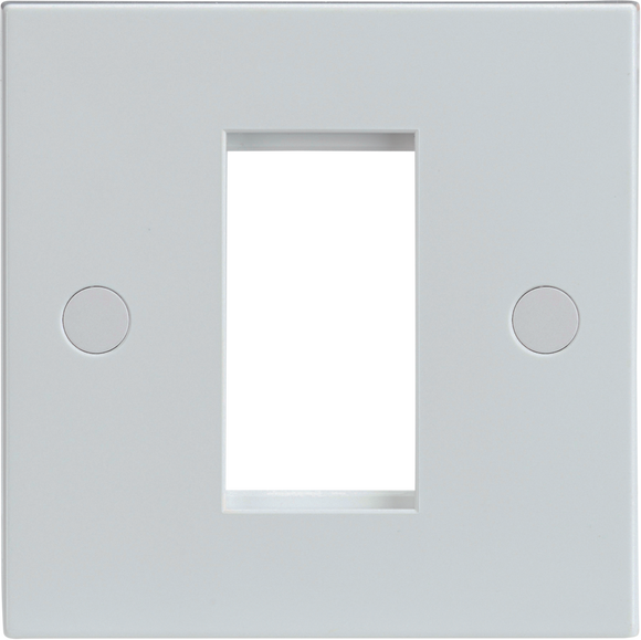 Knightsbridge NET1GWH 1G Modular Faceplate - White