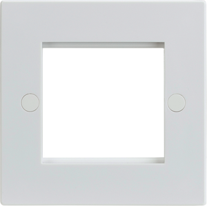 Knightsbridge NET2GWH 2G Modular Faceplate - White