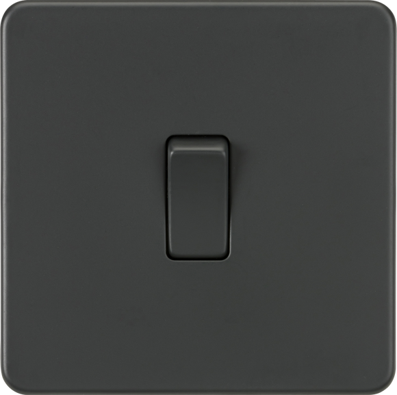 Knightsbridge SF8341AT Screwless 20A 1G DP Switch - Anthracite