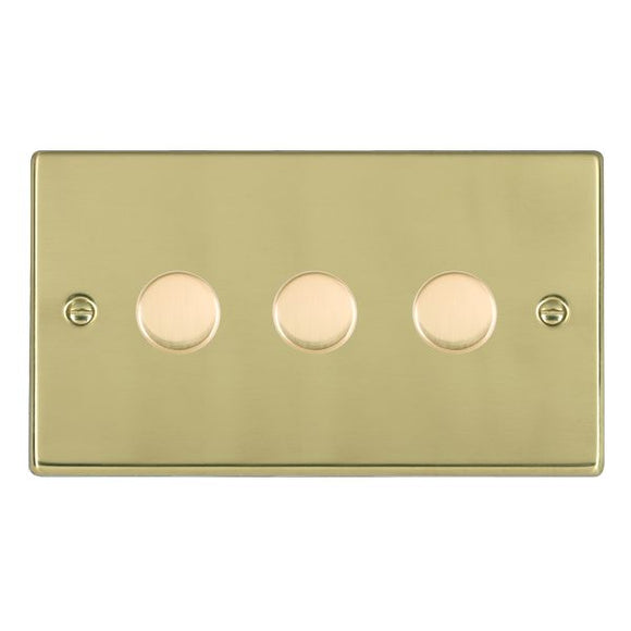 Hamilton 713XLEDITB100 Hartland Polished Brass 3g 100W LED 2 Way Push On/Off Rotary Dimmer Polished Brass Insert