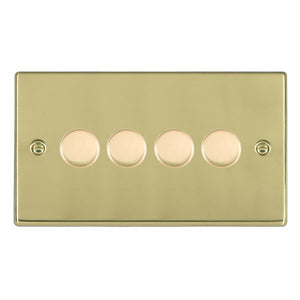 Hamilton 714XLEDITB100 Hartland Polished Brass 4g 100W LED 2 Way Push On/Off Rotary Dimmer Polished Brass Insert