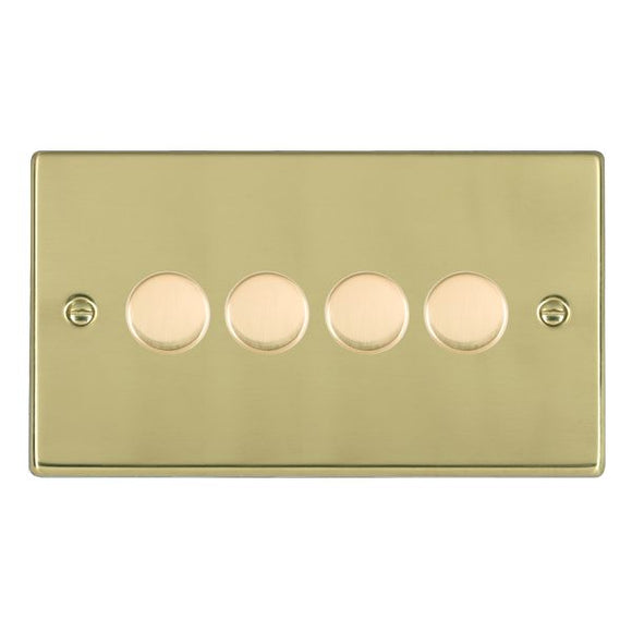 Hamilton 714XLEDITB100 Hartland Polished Brass 4g 100W LED 2 Way Push On/Off Rotary Dimmer Polished Brass Insert