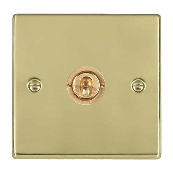 Hamilton 71T31 Hartland Polished Brass 1 gang 20AX Intermediate Toggle Polished Brass Insert