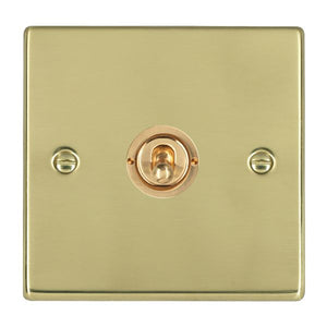 Hamilton 71TRT Hartland Polished Brass 1g 10AX Push To Make/Push To Break Retractive Toggle Polished Brass Insert