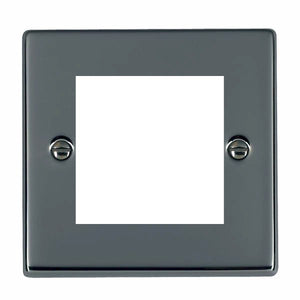 Hamilton 78EURO2 Hartland EuroFix Black Nickel Single Plate complete with 2 EuroFix Apertures 50x50mm and Grid Insert