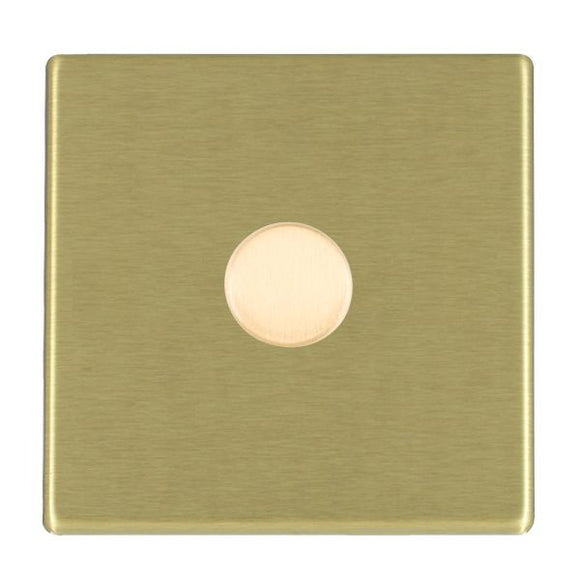 Hamilton 7G221XLEDITB100 Hartland G2 Satin Brass 1g 100W LED 2 Way Push On/Off Rotary Dimmer Satin Brass Insert