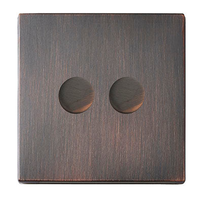 Hamilton 7G2EB2XLEDITB100 Hartland G2 Etrium Bronze 2g 100W LED 2 Way Push On/Off Rotary Dimmer Etrium Bronze Insert