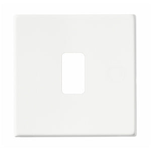 Hamilton 7WPC1GP Hartland CFX Grid-IT Primed White 1 Gang Grid Fix Aperture Plate with Grid Insert