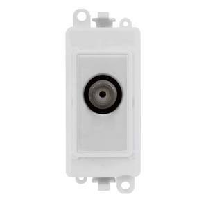 Click® Scolmore GridPro® GM2405PW Satellite Module - White  Polar White  Insert