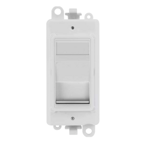 Click® Scolmore GridPro® GM2460PW Telephone Socket Module (Master) - White  Polar White  Insert