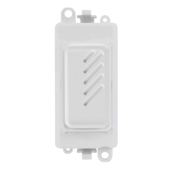 Click® Scolmore GridPro® GM2650PW 230V~ Buzzer Unit Module - White  Polar White  Insert