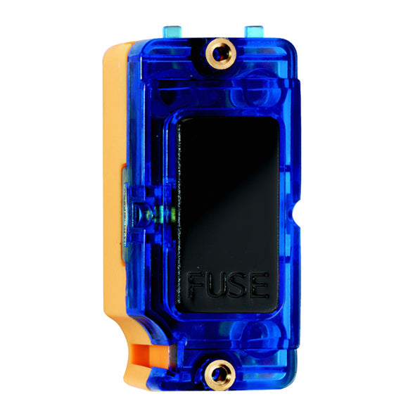 Hamilton IFNBL-B Grid-IT 13A Fuse and Neon Halo Module Black/Blue Insert