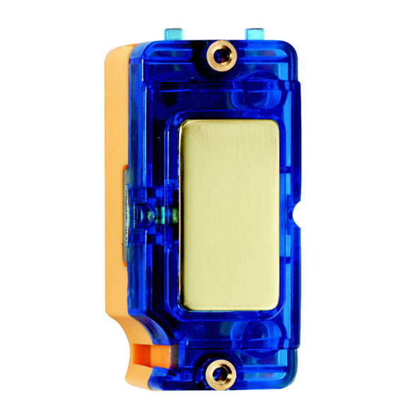 Hamilton INPB-B Grid-IT Neon Halo Module Polished Brass/Blue Insert