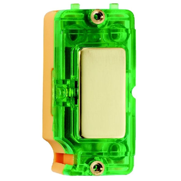 Hamilton INPB-G Grid-IT Neon Halo Module Polished Brass/Green Insert