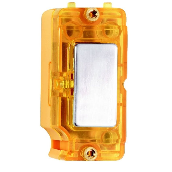 Hamilton INSS-A Grid-IT Neon Halo Module Satin Steel/Amber Insert