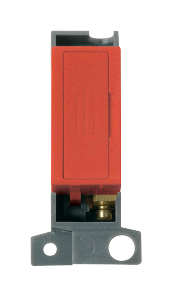 Click® Scolmore MiniGrid® MD047RD 13A Fused FCU Module - Red Red Red Insert