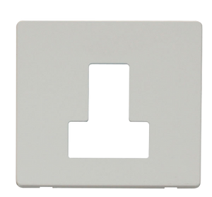 Click® Scolmore Definity™ SCP251PW 13A Switched FCU Cover Plate  Polar White  Insert