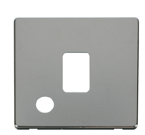 Click® Scolmore Definity™ SCP322CH 20A DP Switch Cover Plate  Polished Chrome  Insert