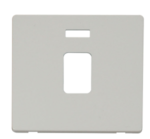 Click® Scolmore Definity™ SCP423PW 20A DP Switch With Neon Cover Plate  Polar White  Insert