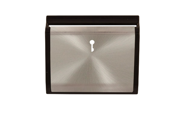 Click® Scolmore New Media™ SP620BKBS Black - Brushed Stainless Brushed Stainless Black Insert