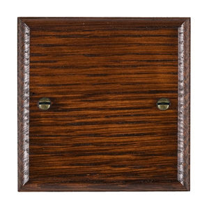 Hamilton WOABPS Woods Ovolo Antique Mahogany Single Blank Plate Insert